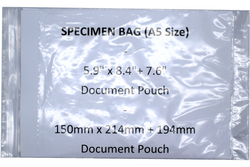 Grip Seal Bags - 150mm x 214mm - GL113 - Specimen Bag with Document Pouch - Simply Direct - Bulk Buy Options