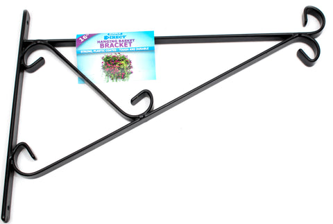 Hanging Basket Brackets - Standard 16" - Black - Simply Direct - Bulk Buy Options