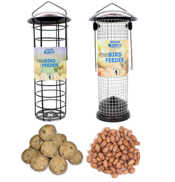 Bird Feeders - SEED & FATBALL - Deluxe - Hammertone - Simply Direct