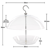 Large Clear Dome Feeder - Simply Direct - Feed Choices