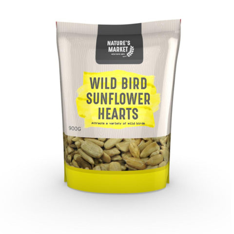 Wild Bird Feed High Energy Sunflower Hearts - 0.9kg (c 2lb) Bag - kingfisher