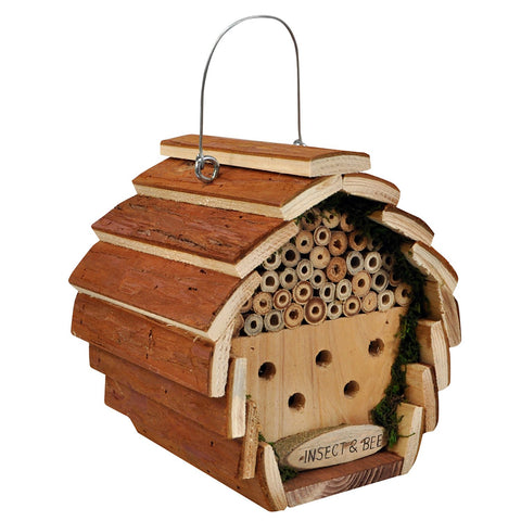 Natures Market Wooden Insect House Home Hotel Garden Bug Bee Ladybird Nest Box